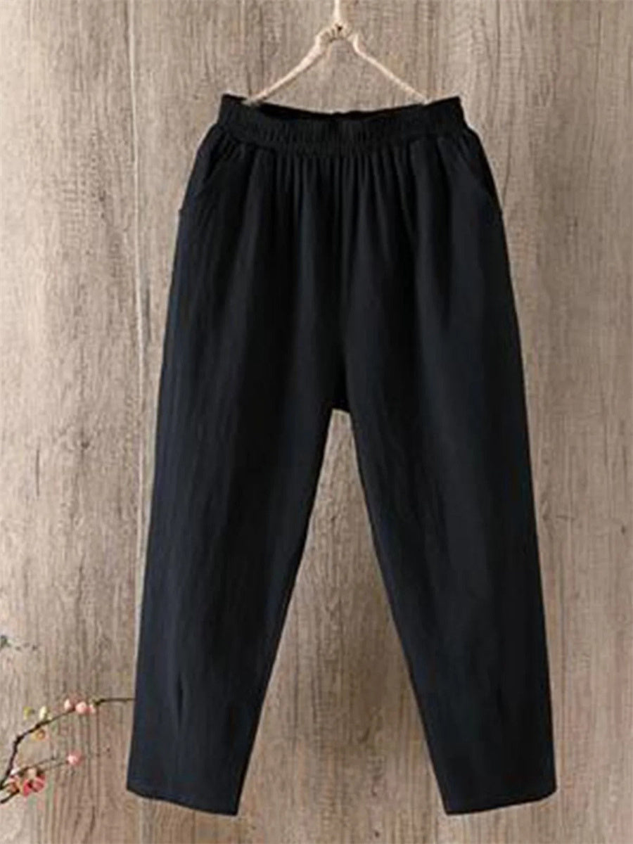 Cotton Basic Long Pants