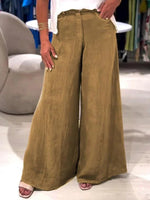 Women's Cotton And Linen Casual Pants
