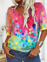 LilyWish Stunning Round Neck Short Sleeve Top