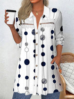 LilyWish Unique Collared Short Sleeve Shirt