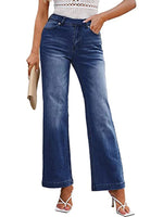 Solid Casual Wide Leg Jeans