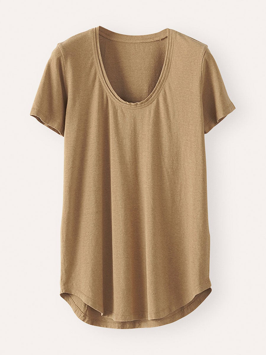 LilyWish Solid Color Round Neck Casual Blouse