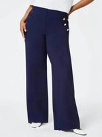 LilyWish Distinctive Dark Blue Plain Pants