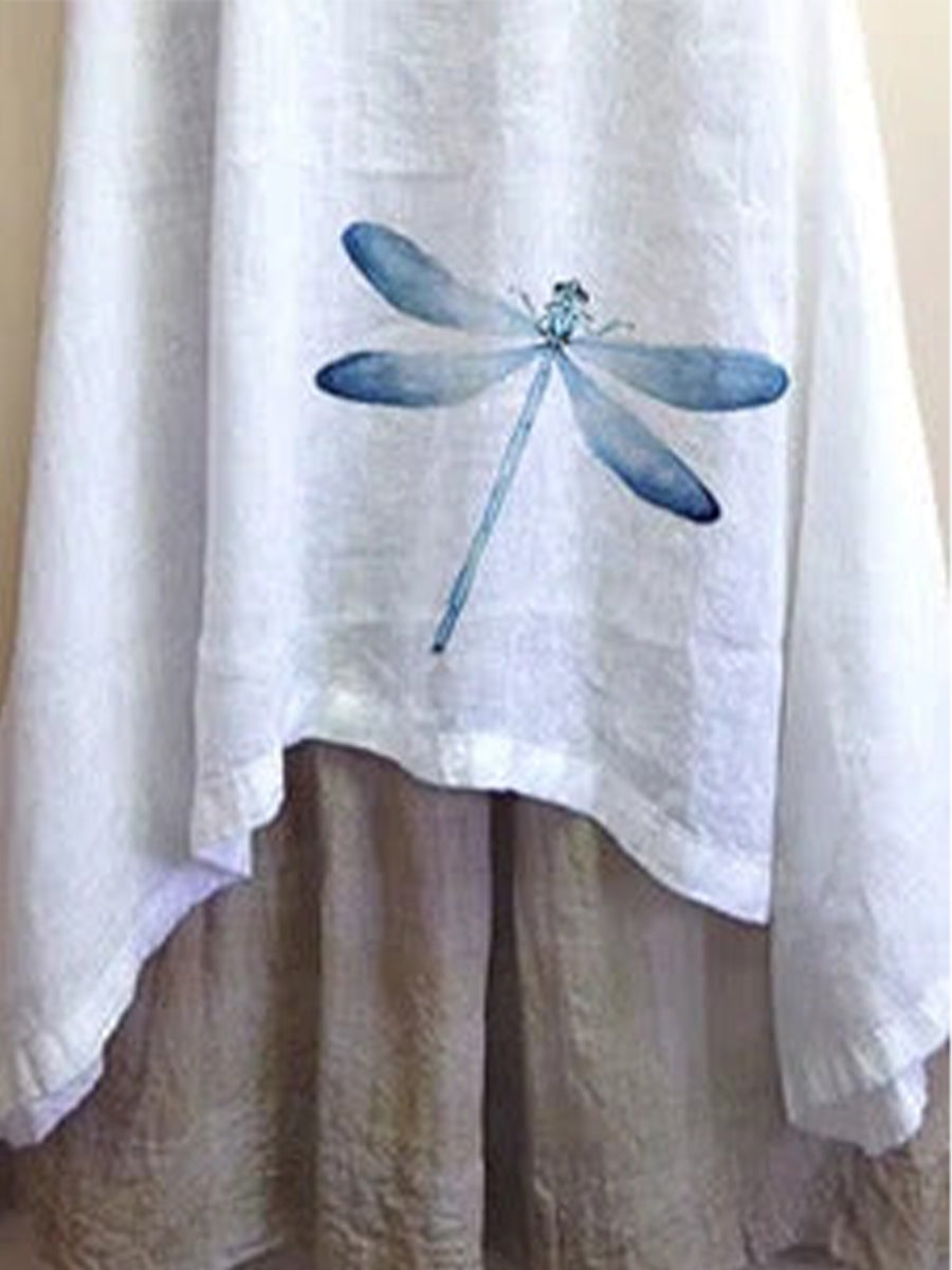 Crew Neck Vacation Dresses