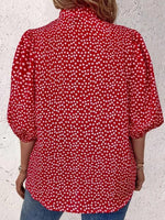 Women Casual Polka Dots Blouse
