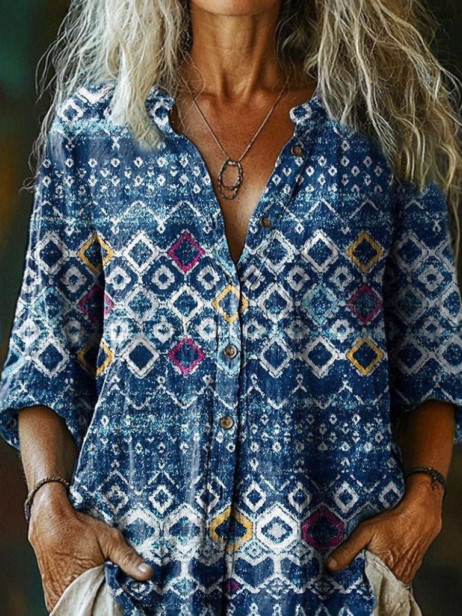 LilyWish Fresh Blue Long Sleeve Top