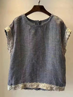 Retro Art Lace Sleeveless Top