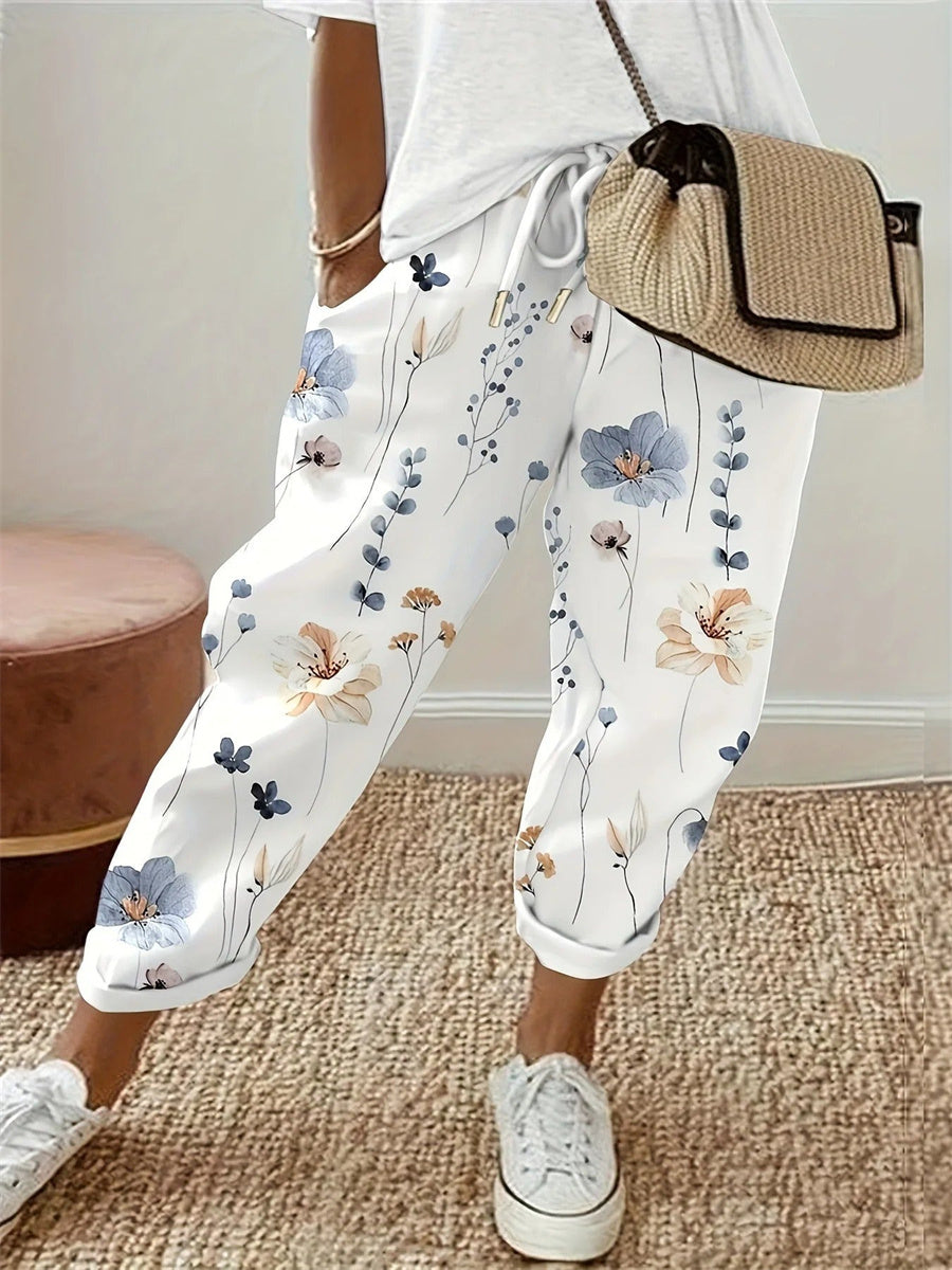Casual Ombre Long Lace-Up Pant