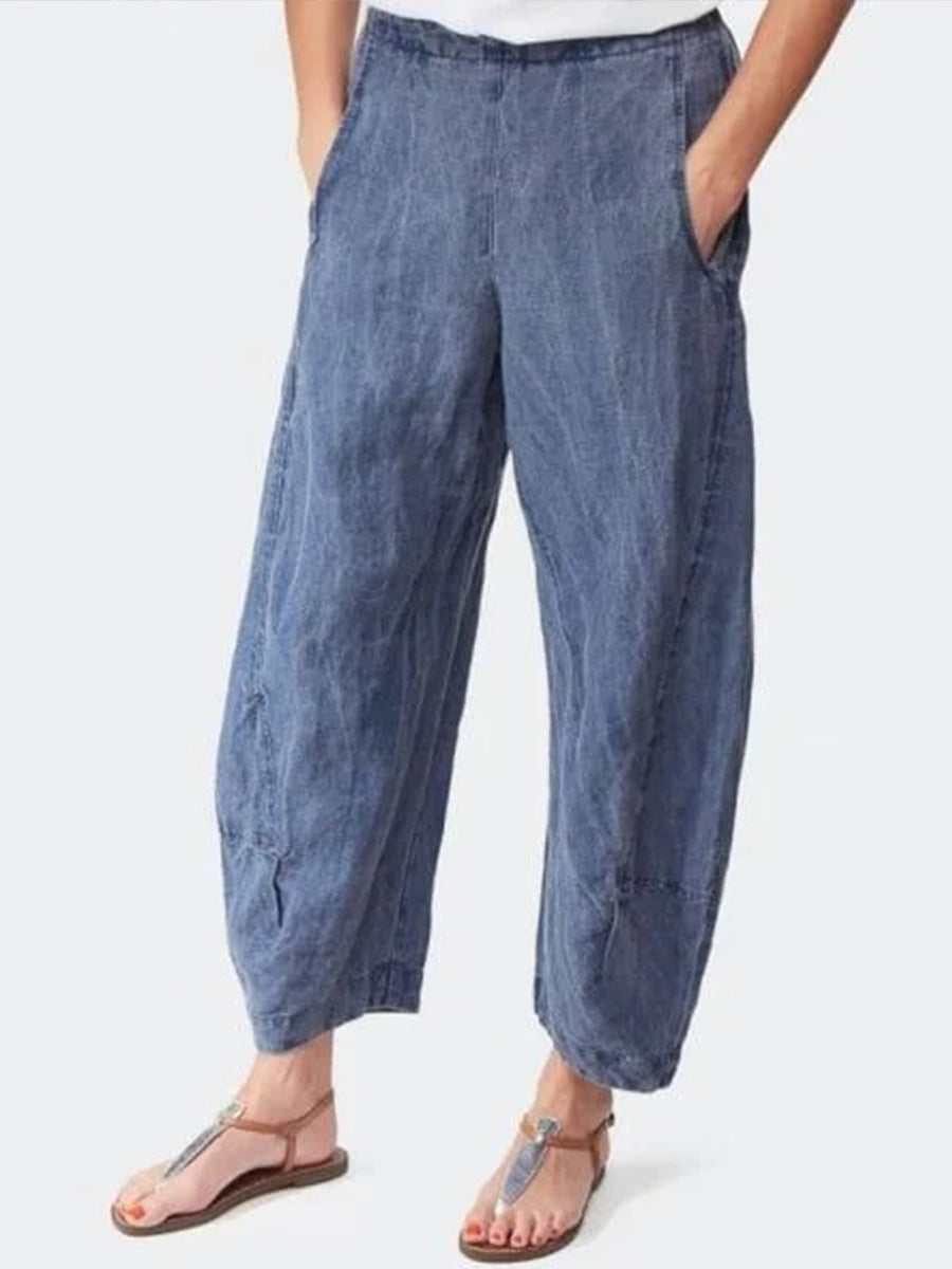 Women Spring Summer Casual Cotton Pants