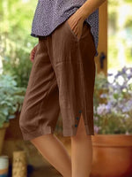 Women's Elegant Plain Shorts Pants