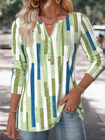 LilyWish Fresh Green Long Sleeve Top