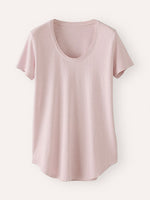 LilyWish Solid Color Round Neck Casual Blouse