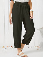 Pure Linen Casual Pants