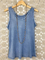 LilyWish Casual Cotton Plain Sleeveless Tank Top