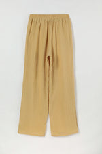 Casual Summer Solid Buttons Pants with Pockets