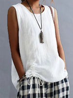 LilyWish Loose Summer Plain Sleeveless Tank Top