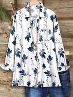 LilyWish Basic White Long Sleeve Shirt