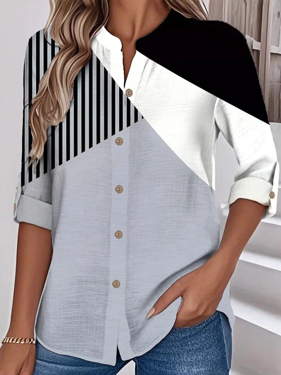 LilyWish Comfy Black Long Sleeve Top