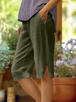 Women's Elegant Plain Shorts Pants