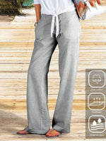 LilyWish Popular Striped Side Pocket Pants