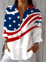 LilyWish Trendy Collared Long Sleeve Shirt