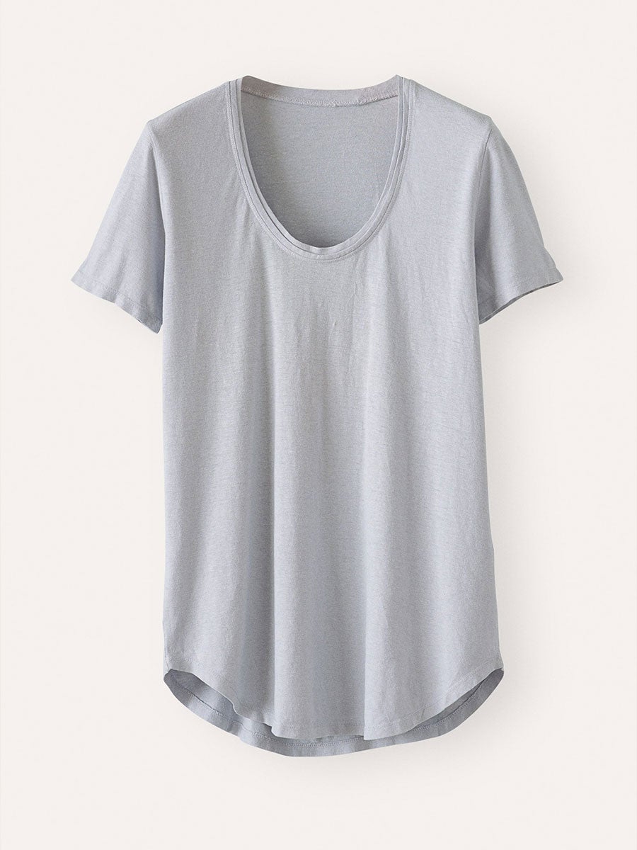 LilyWish Solid Color Round Neck Casual Blouse