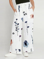 Casual White Side Pocket Pants