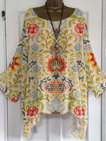 LilyWish Stunning Yellow Round Neck Long Sleeve Top