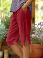 Women's Elegant Plain Shorts Pants