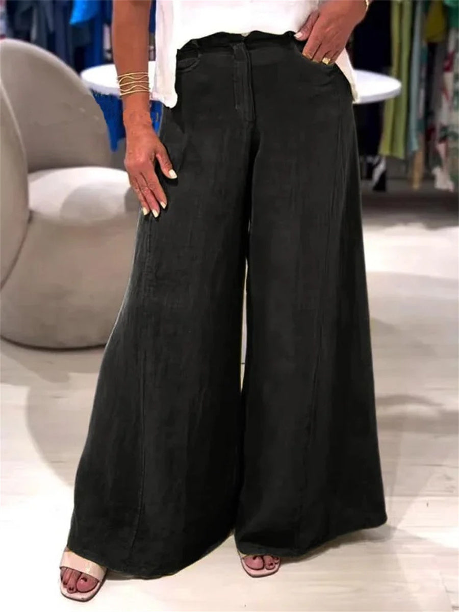Women's Cotton And Linen Casual Pants