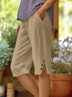 Women's Elegant Plain Shorts Pants