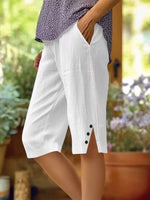 Women's Elegant Plain Shorts Pants