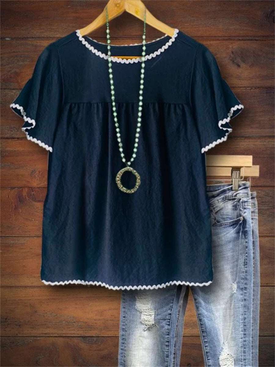 Grace Ruffle Sleeve Top