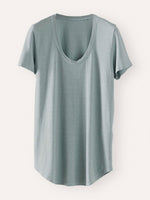 LilyWish Solid Color Round Neck Casual Blouse