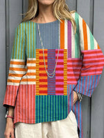 LilyWish Popular Round Neck Long Sleeve Top