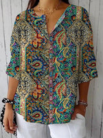 LilyWish Spacial 3/4 Sleeve Shirt