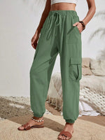 Pocket Stitching Casual Loose Cargo Pants