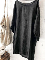 LilyWish Casual Solid Crew Neck Blouse