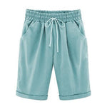 Women's Casual Loose-Fit Cotton Summer Shorts with Pockets