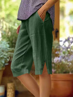 Women's Elegant Plain Shorts Pants