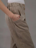 Women's Cotton Retro Casual Trousers
