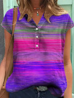 LilyWish Dreamy V-Neck Short Sleeve Top